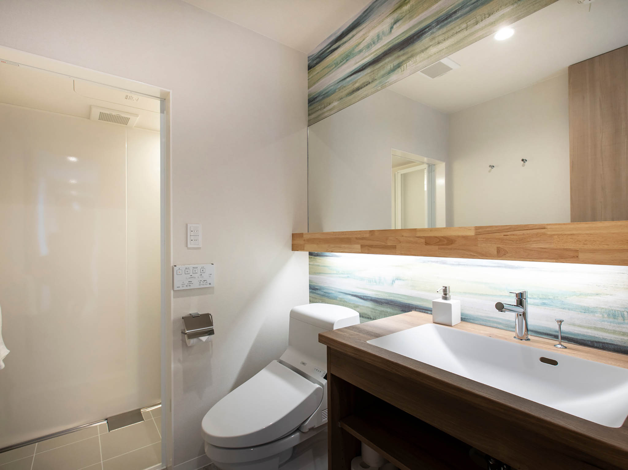 Aoyama Lodge - Bathroom setting